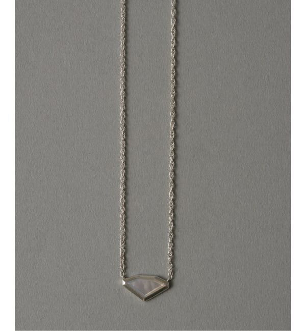 Spick and Span「【SAMH by LILAS】ダイヤモンドカットシェルネックレス SV」|ネックレス|