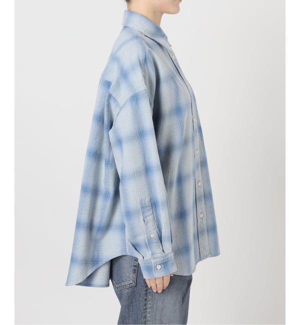 FRAMeWORK「INDIGO CHECKオーバーシャツ」|シャツ・ブラウス|