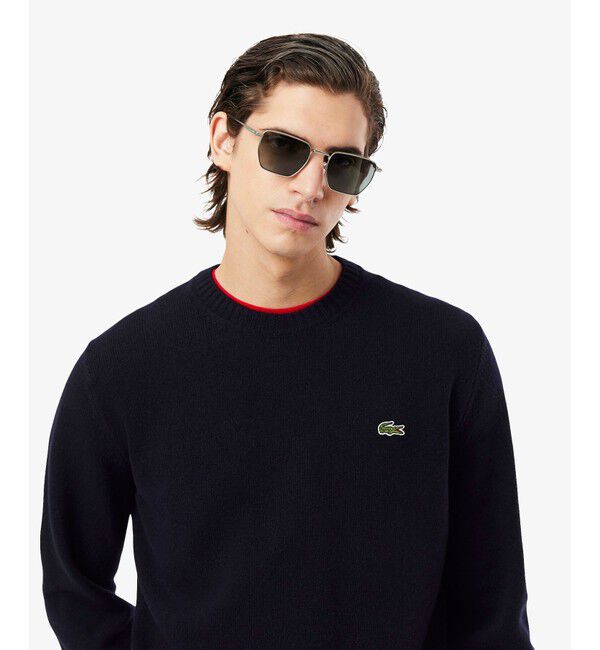 LACOSTE「エッセンシャルウールニットセーター」|ニット・セーター|