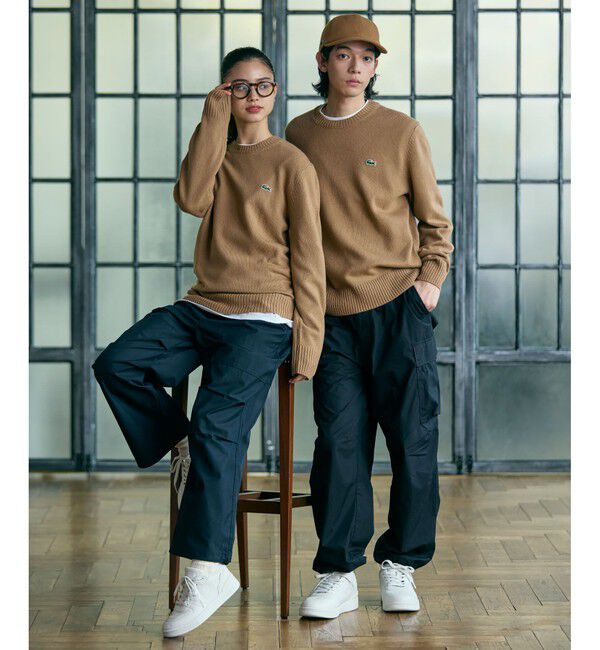 LACOSTE「エッセンシャルウールニットセーター」|ニット・セーター|