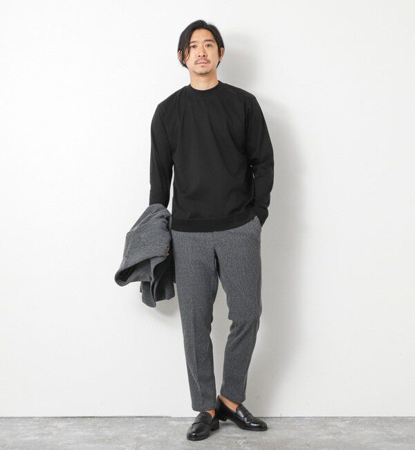 NOLLEY'S goodman「《ビジカジ対応》シルケットスムースドレスL/S Tシャツ 25AW」|Tシャツ・カットソー|