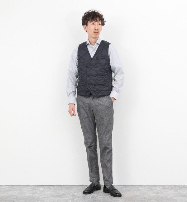 NOLLEY'S goodman「【TAION/タイオン】W-BREASTED SNAP BUTTON DOWN GILET 25AW」|ダウンベスト・ベスト|