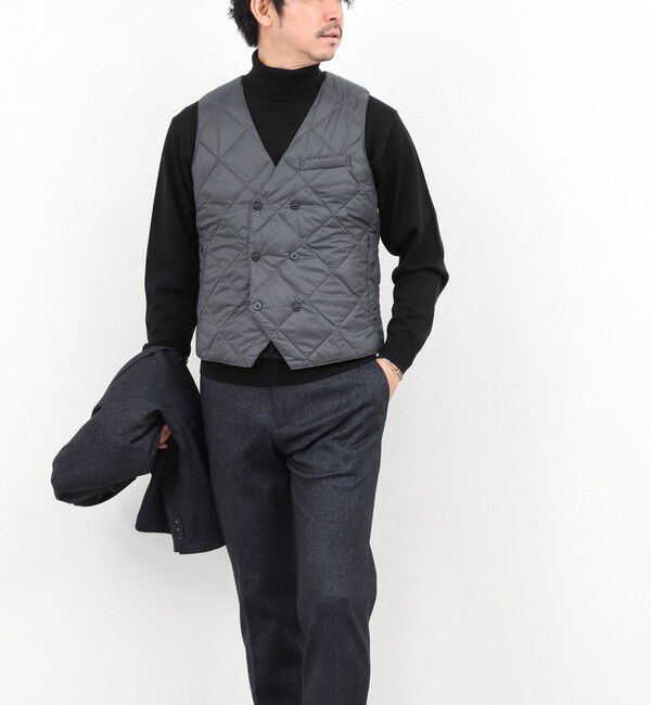NOLLEY'S goodman「【TAION/タイオン】W-BREASTED SNAP BUTTON DOWN GILET 25AW」|ダウンベスト・ベスト|