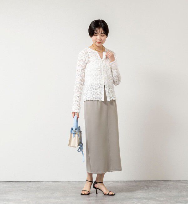 NOLLEY'S sophi「《セットアップ対応》ウォッシャブルライトダンボール2WAYタイトスカート」|タイト|