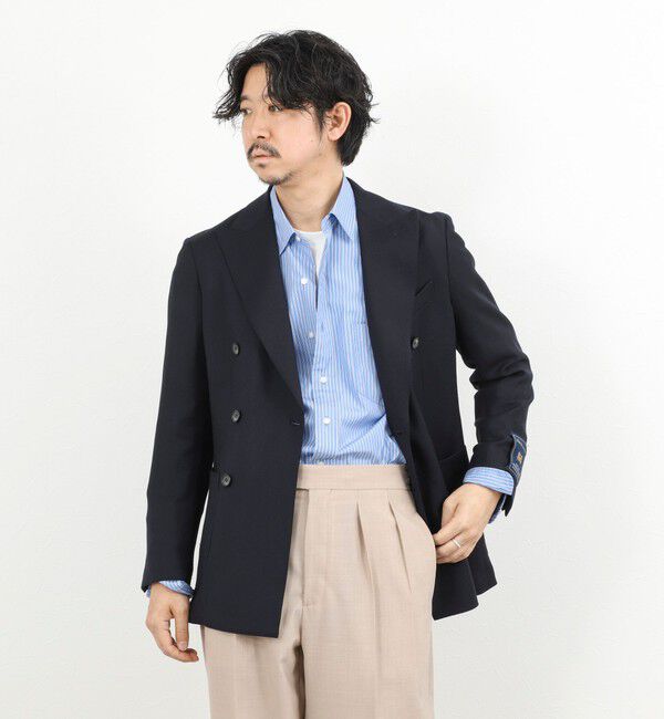 NOLLEY'S goodman「《ビジカジ対応》MARTIN ホップサックダブルJK 26SS」|テーラードジャケット|