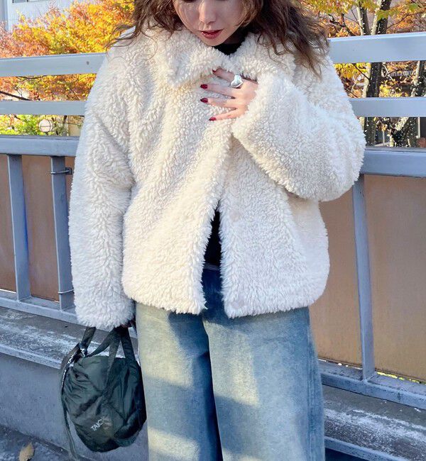 fredy emue「フェイクファーコート」|その他|