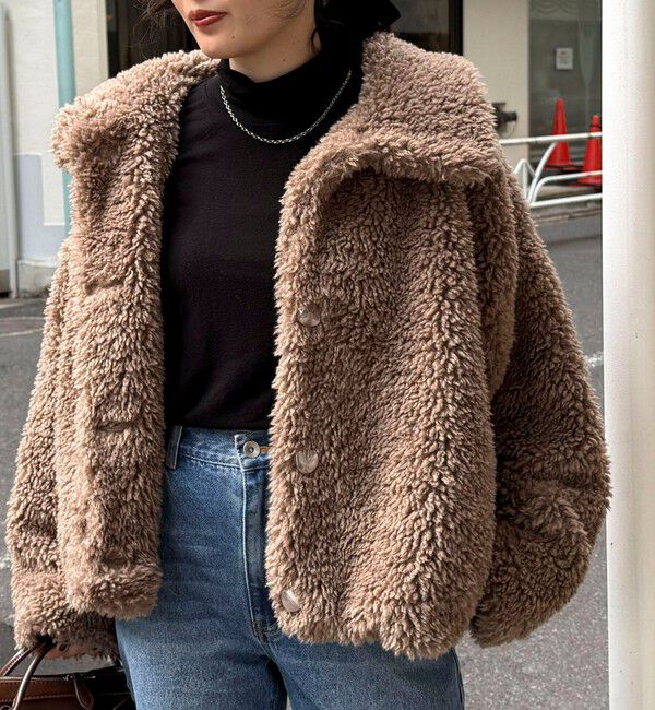 fredy emue「フェイクファーコート」|その他|