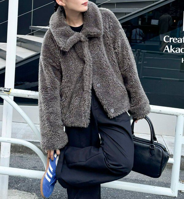 fredy emue「フェイクファーコート」|その他|