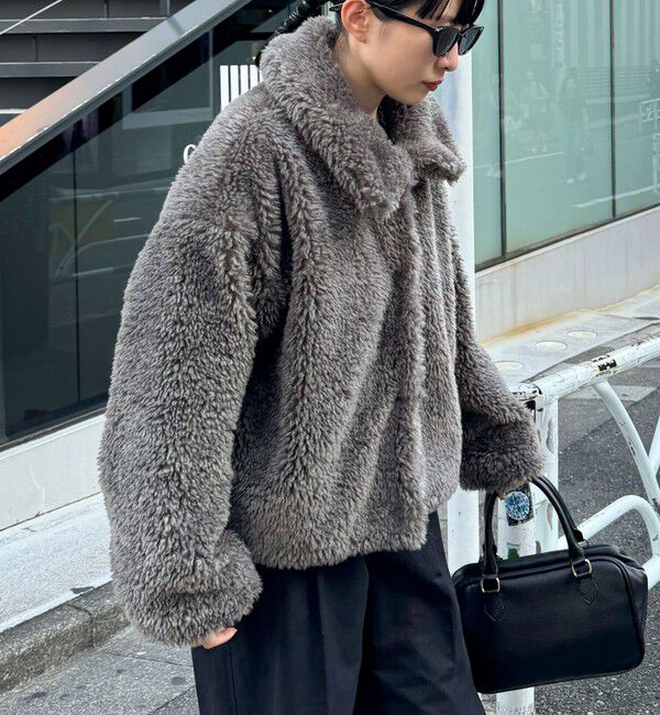 fredy emue「フェイクファーコート」|その他|