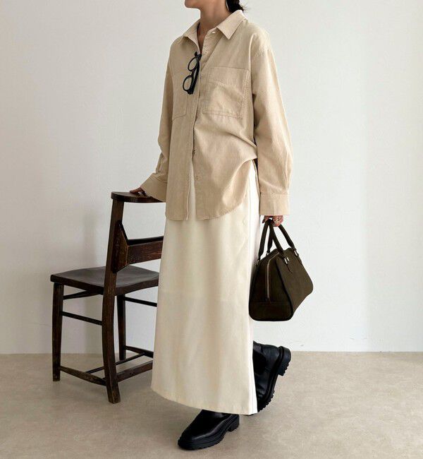 fredy emue「起毛ツイルＩラインスカート」|スカート|