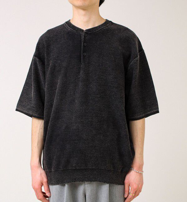 GLOSTER「【大人の抜け感】スノーウォッシュ ヘンリーネックプルオーバー」|ニット・セーター|