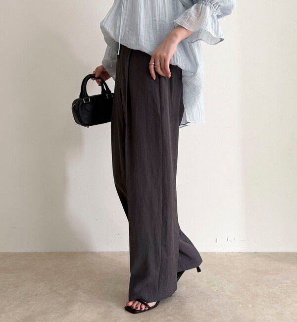 fredy emue「接触冷感イージースラックス」|スラックス|