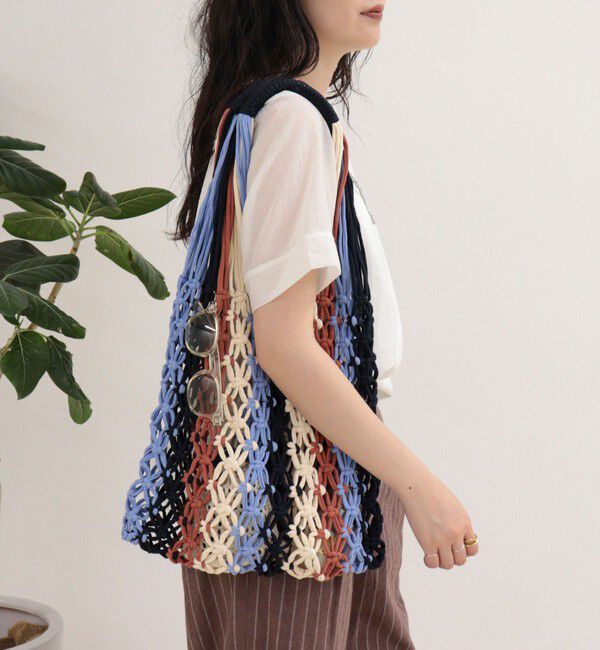 fredy emue「Tヤーンハンモックトートバッグ」|トートバッグ|ブラック系その他