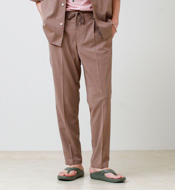 GLOSTER「【COOLMAX/セットアップ着用可能/S～XL展開】ポリトロイージーパンツ」|チノ|