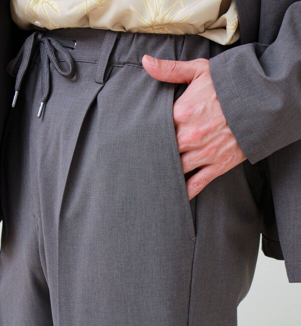 GLOSTER「【COOLMAX/セットアップ着用可能/S～XL展開】ポリトロイージーパンツ」|チノ|