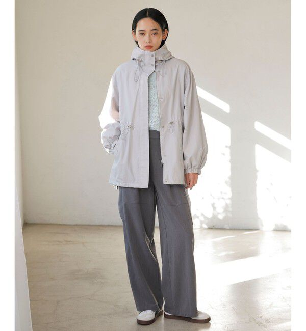 VIS「【定番人気】【撥水/花粉ガード】ウエストドロストマウンテンパーカー スプリングコート」|その他|