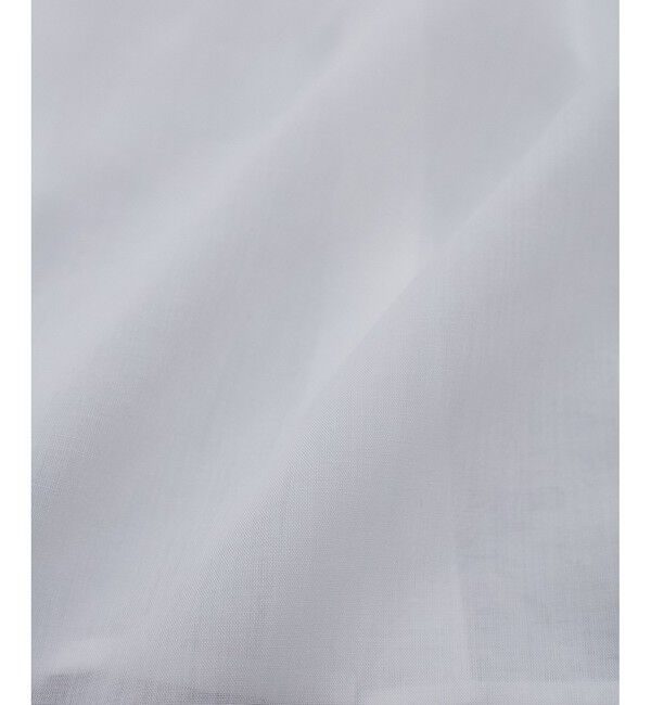 VIS「【防シワ/接触冷感/洗える】ボリュームスリーブショート丈シアーシャツ」|シャツ・ブラウス|