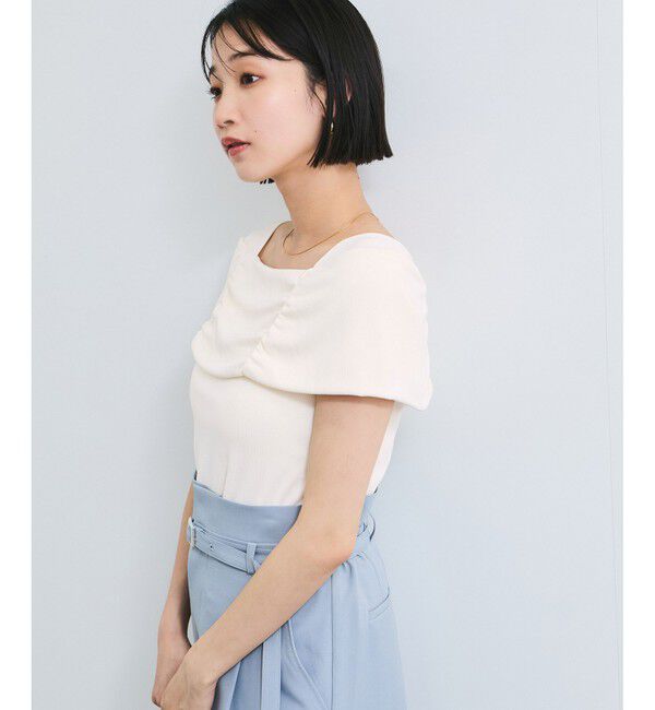 VIS「オフショルダーテレコカットソープルオーバー」|ニット・セーター|