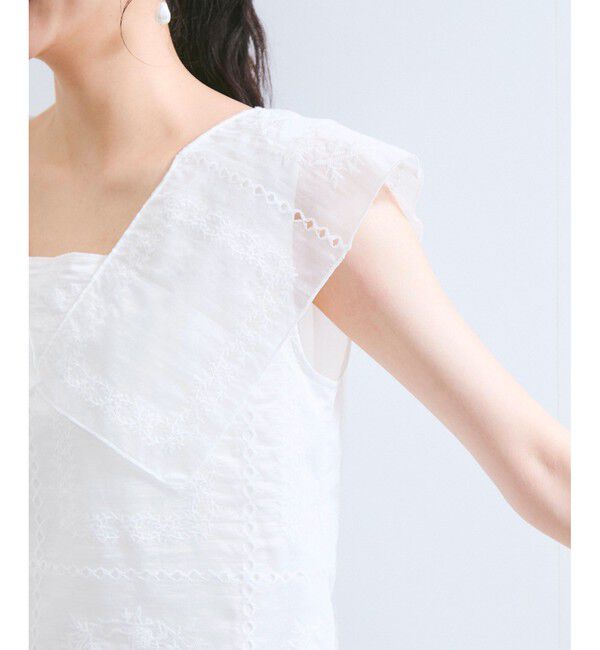 VIS「コンパクトビッグカラーブラウス」|シャツ・ブラウス|