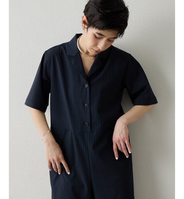 THE PAUSE「【THE PAUSE】ストライプカイキンジャンプスーツ」|ワンピース|