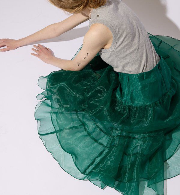  「【CEPIE./セピエ】Vネックフライスノースリーブ」|Tシャツ・カットソー|