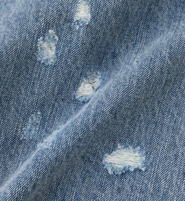  「【A・MONN(アモン)】ループポイントダメージデニム」|デニム|