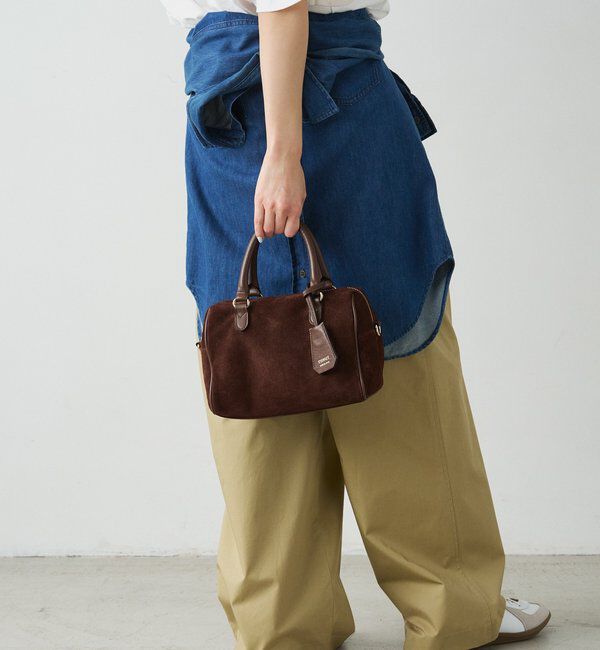  「スエード2WAYミニボストンバッグ」|ボストンバッグ|