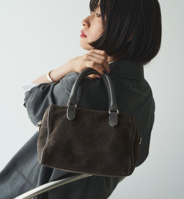  「スエード2WAYミニボストンバッグ」|ボストンバッグ|
