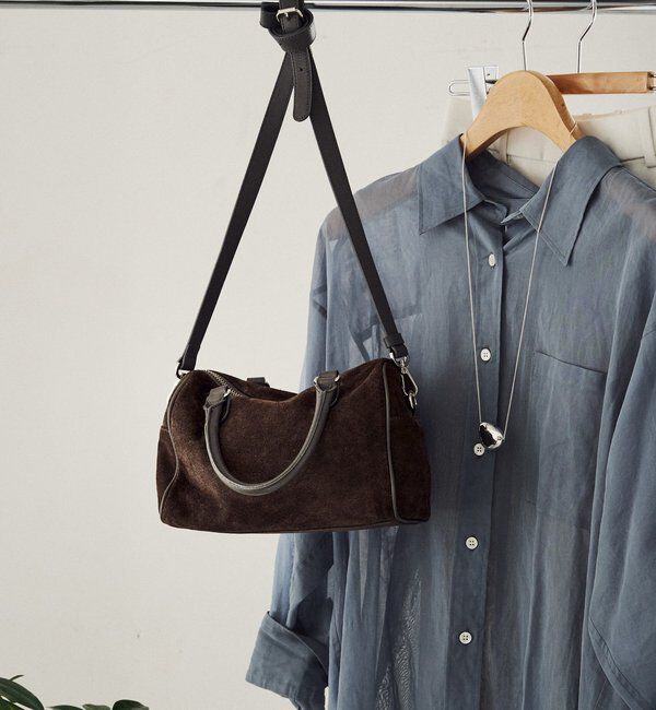  「スエード2WAYミニボストンバッグ」|ボストンバッグ|