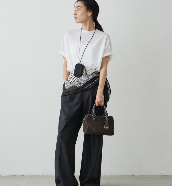  「スエード2WAYミニボストンバッグ」|ボストンバッグ|