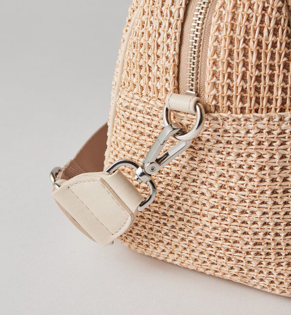  「ナイロンラフィアミニボストンバッグ」|ボストンバッグ|