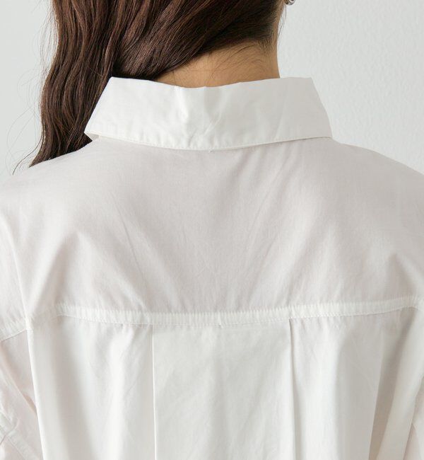  「裾レーススキッパーシャツ」|シャツ・ブラウス|