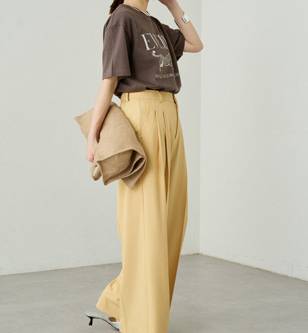  「2タックワイドパンツ」|チノ|