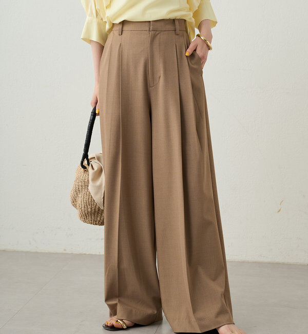  「2タックワイドパンツ」|チノ|