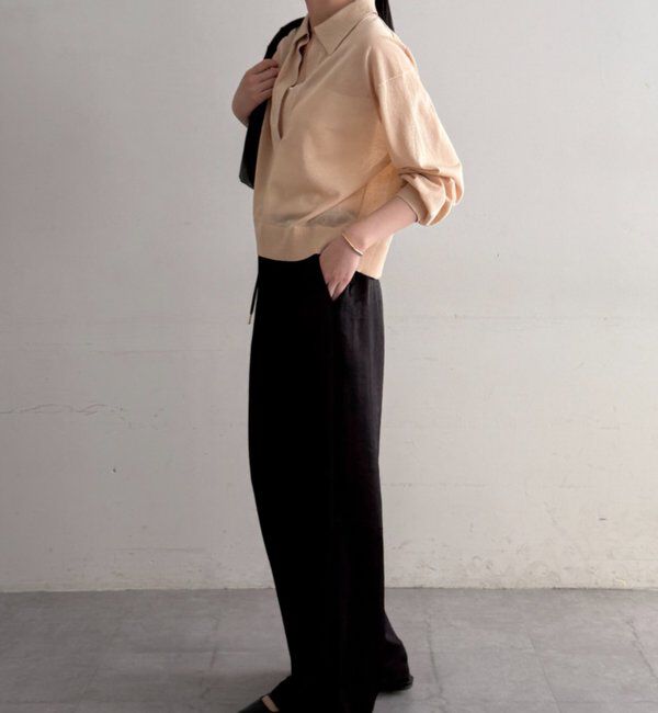  「スキッパーポロニット」|ニット・セーター|