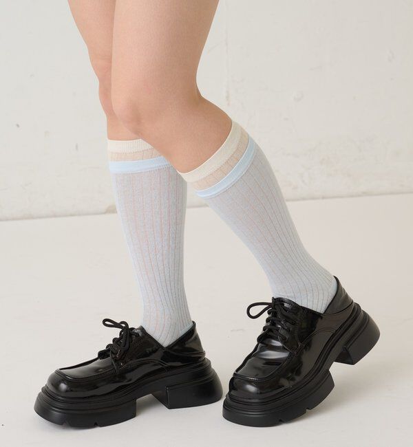  「レイヤードソックス」|ソックス|サックスブルー