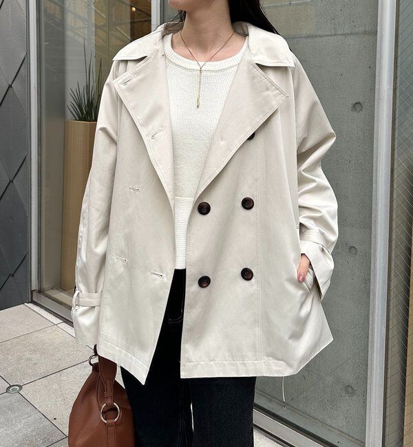  「【サイズ展開あり】バックギャザーコート」|その他|