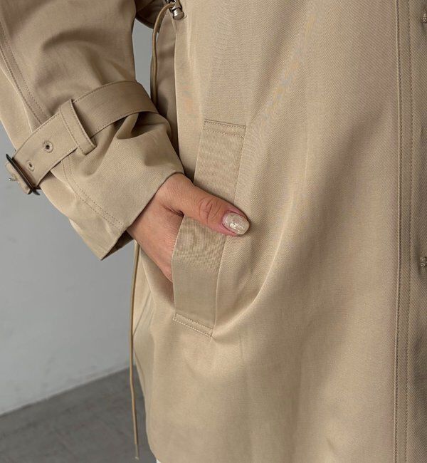  「【サイズ展開あり】バックギャザーコート」|その他|