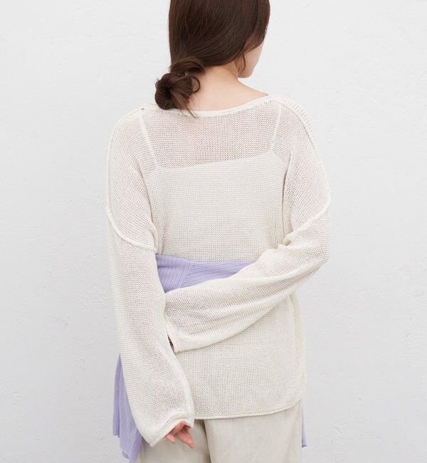  「リネンオーバーニット」|ニット・セーター|
