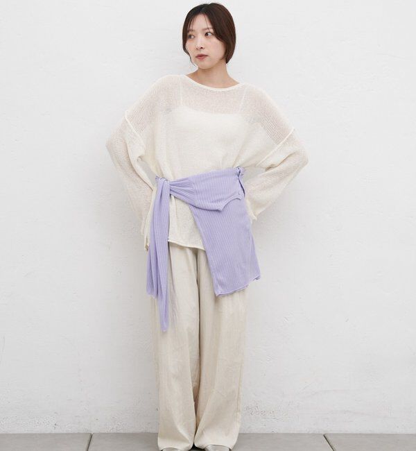  「リネンオーバーニット」|ニット・セーター|