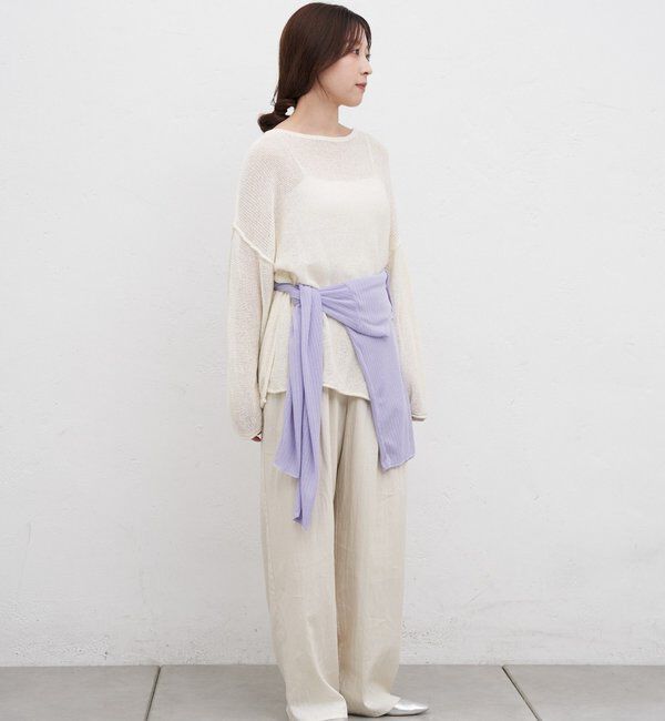  「リネンオーバーニット」|ニット・セーター|