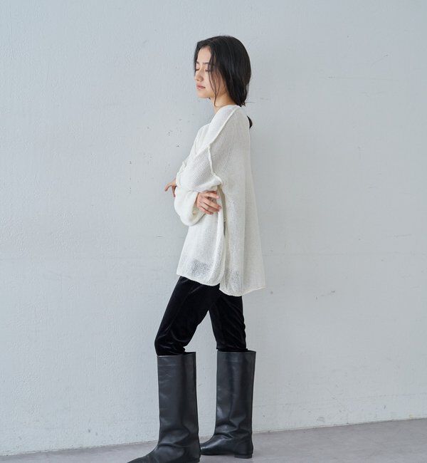  「リネンオーバーニット」|ニット・セーター|