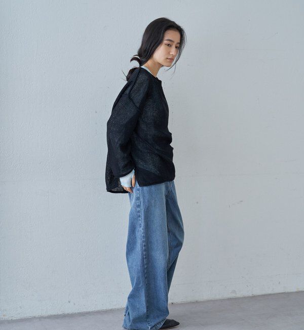  「リネンオーバーニット」|ニット・セーター|