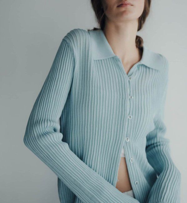  「【Pasterip】ポロニットサマーカーディガン」|カーディガン|