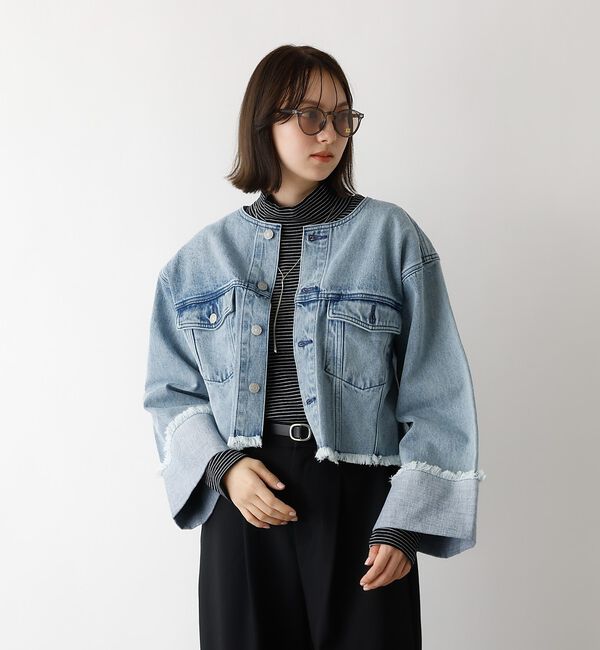 abahouse mavie「【UVカット】クリアカラーレンズサングラス」|メガネ|