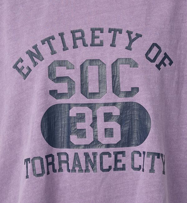 abahouse mavie「【ヴィンテージ風】ピグメントロゴノースリーブ【予約】」|Tシャツ・カットソー|