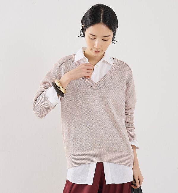 The Store by C' 「【COCUCA】ブライトニット」|ニット・セーター|ピンク