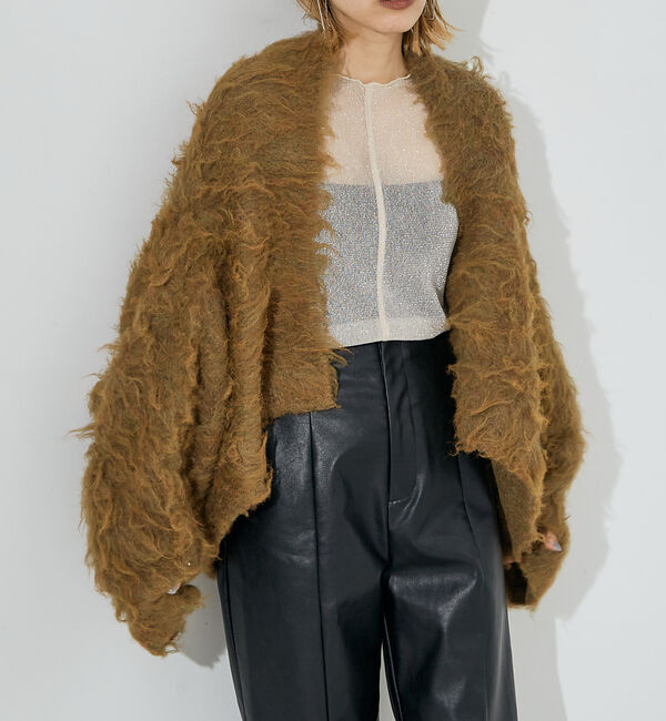 NOMINE「イエティ2WAYニットブルゾン」|カーディガン|