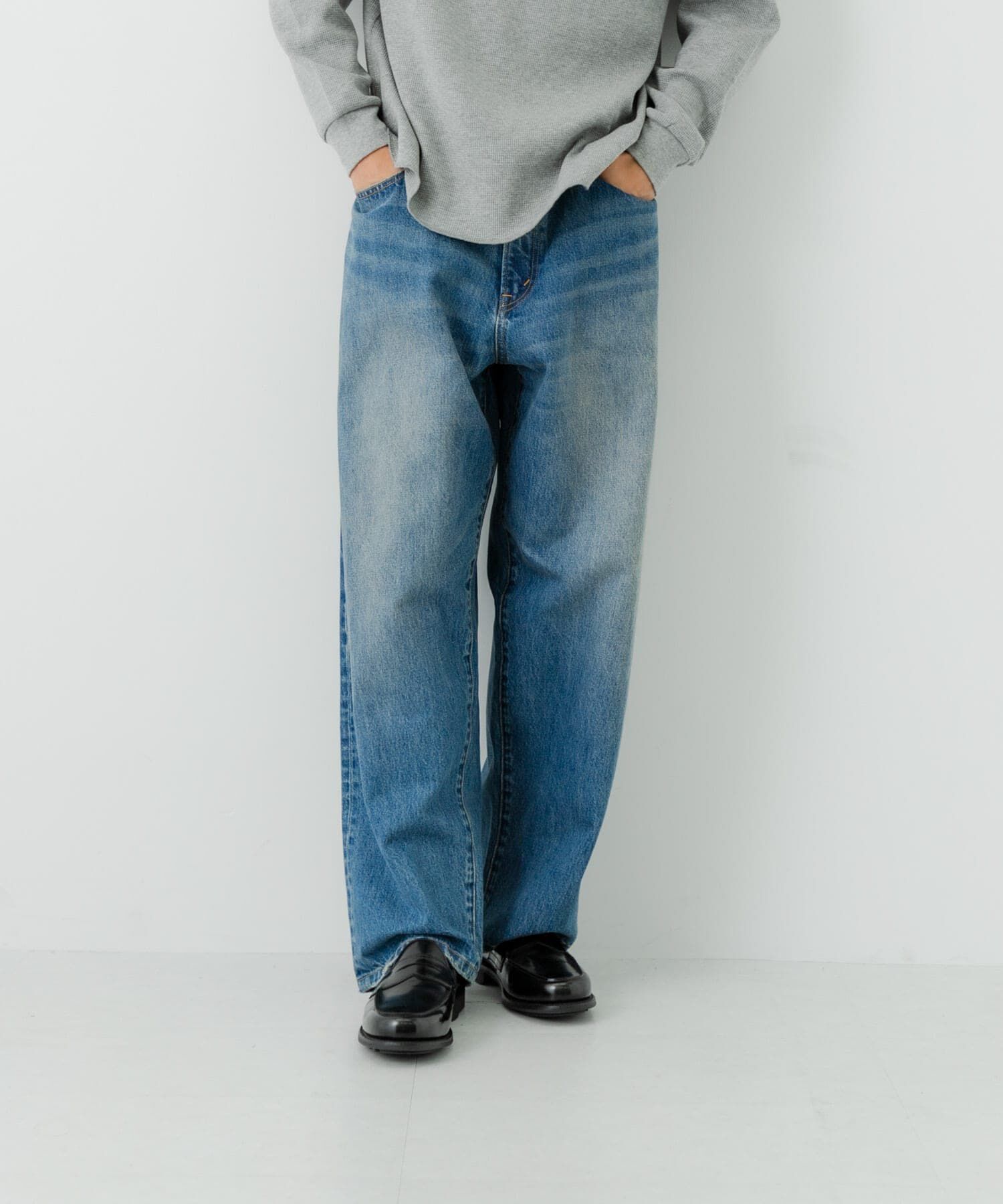 URBAN RESEARCH「13.5oz DENIM WIDE PANTS」|デニム|