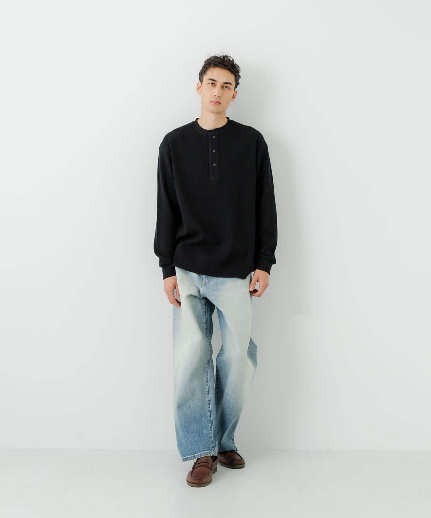 URBAN RESEARCH「13.5oz DENIM WIDE PANTS」|デニム|